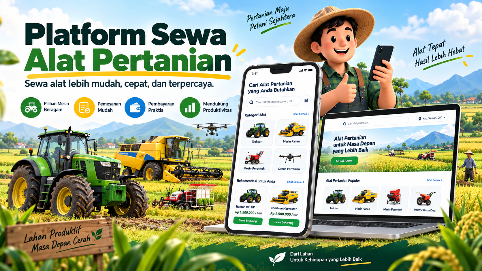 Aplikasi Sewa Menyewa Mesin Tani